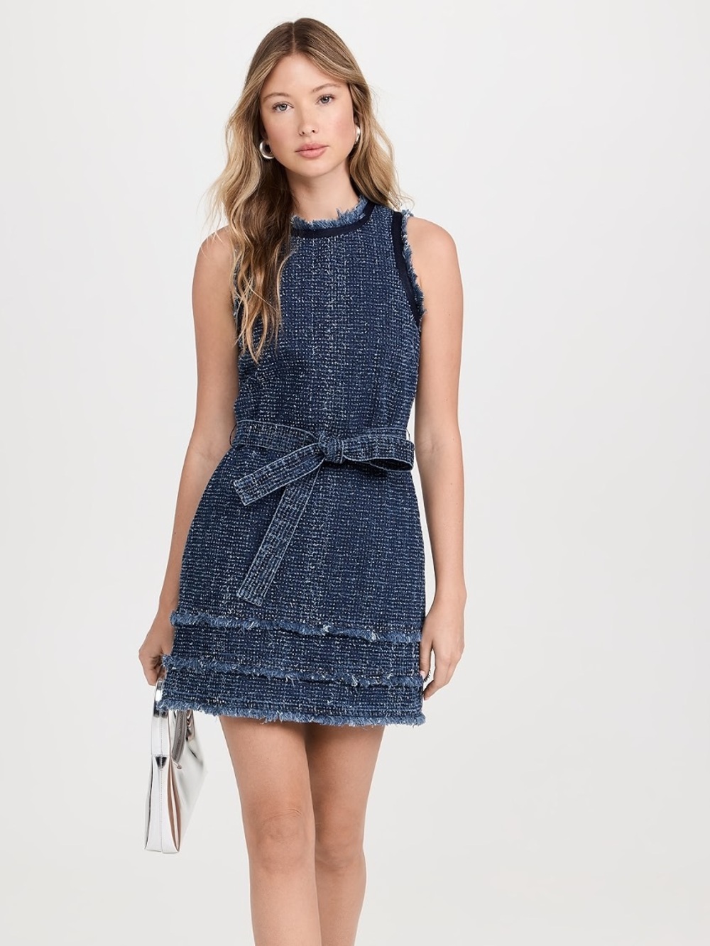 Cinq à Sept Mindie Bouclé Denim Dress Size 0